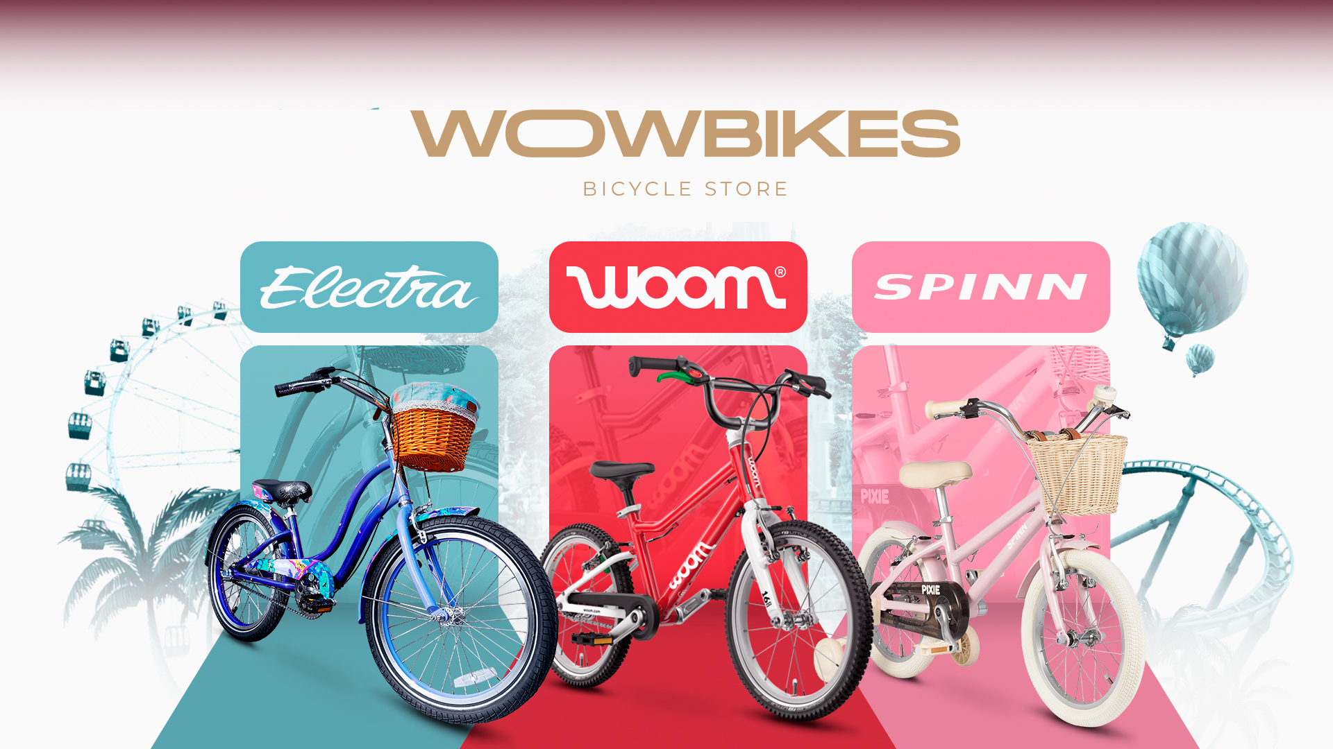 Детские велосипеды в WOWBIKES — купить в Москве и Санкт-Петербурге