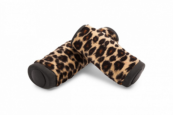 Грипсы Electra Faux Fur Ergo Grips Long/Short Leopard