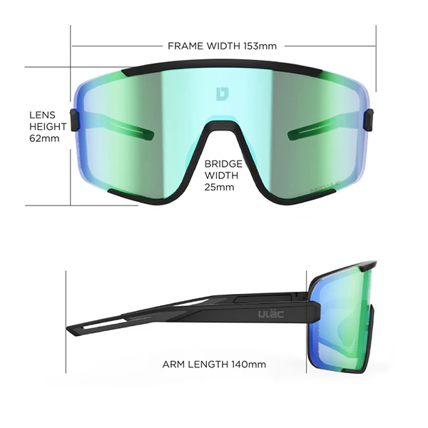 Очки Ulac HOCO Photochromic Off-white\Rally red — размер и геометрия