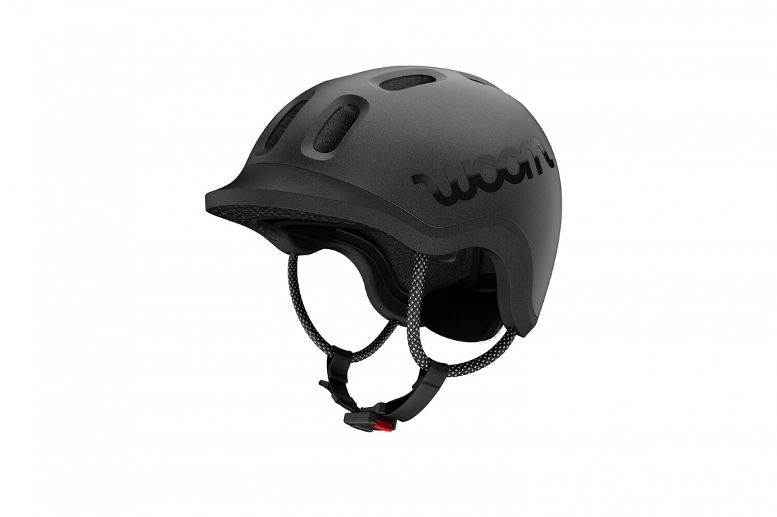 Детский шлем Woom READY Kids' Helmet charcoal metallic M