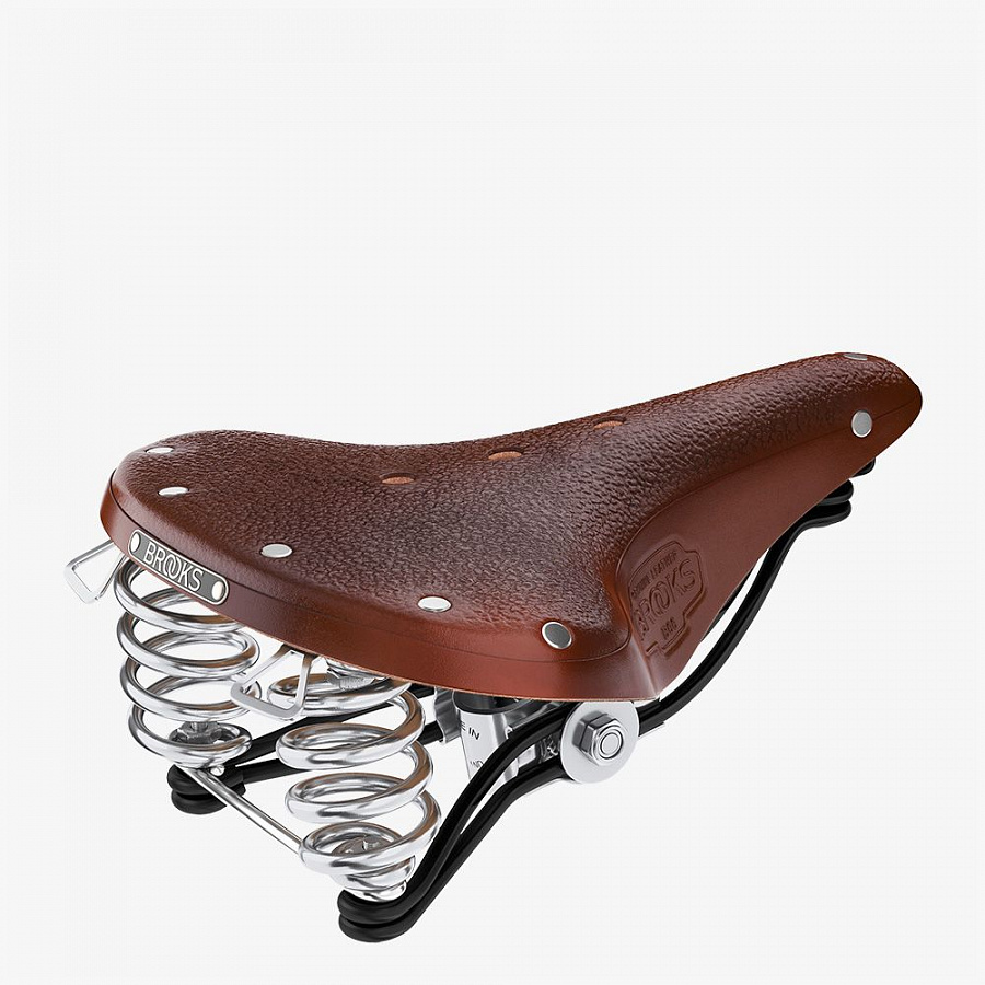 Седло для велосипеда Brooks B66 Leather Saddle Brown
