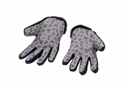 Детские перчатки Woom TENS Bike Gloves 6 purple haze