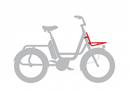 Багажник для велосипеда Benno Sport Front Tray Red