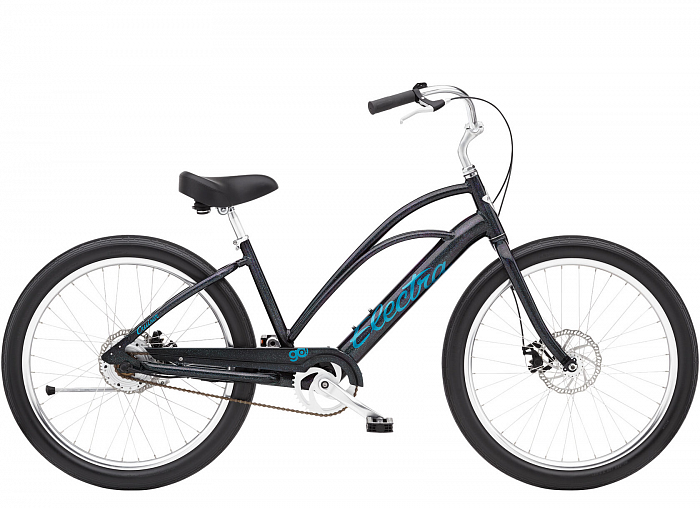 Электровелосипед Electra Cruiser GO! Step Thru Galactic Black