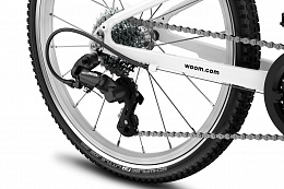 Детский велосипед Woom go 4 metallic blue 20”