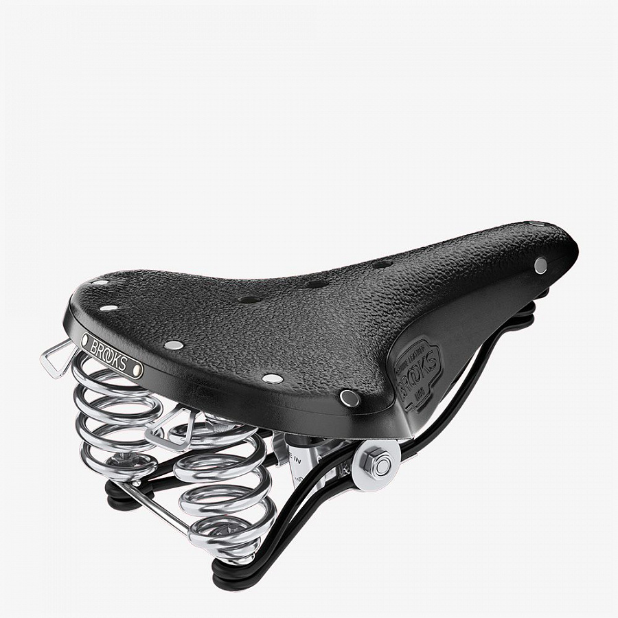 Седло для велосипеда Brooks B66 Leather Saddle Black