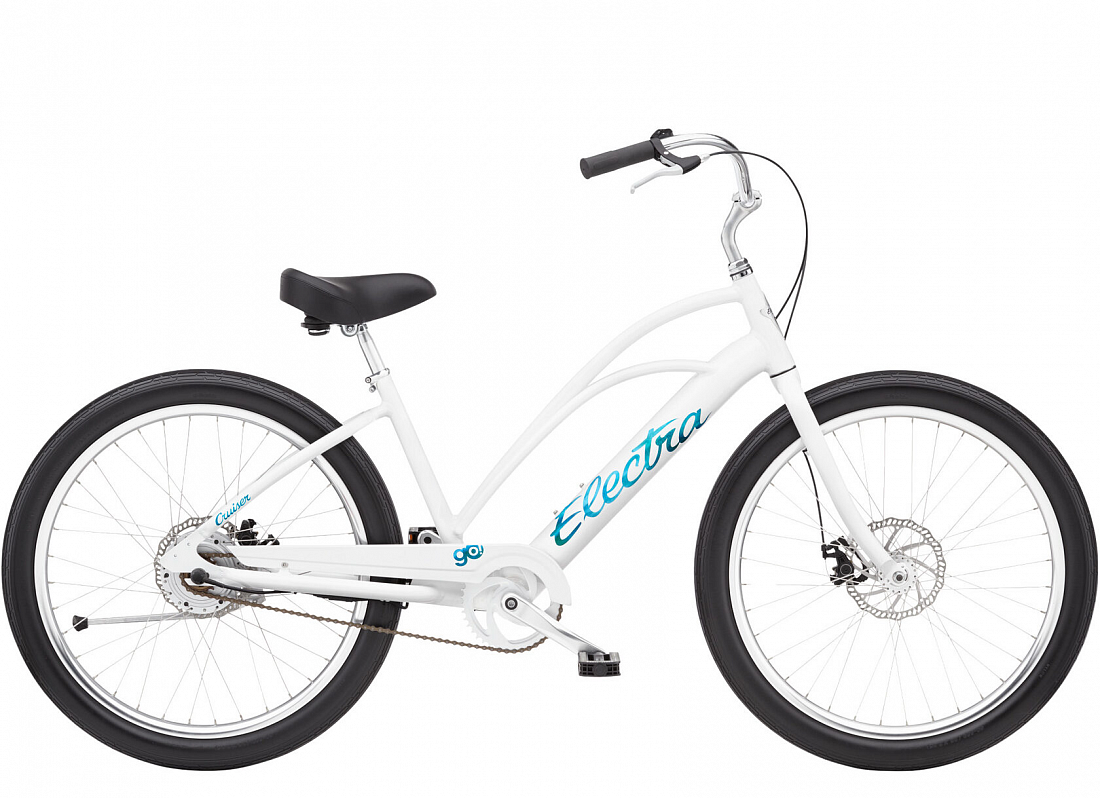Электровелосипед Electra Cruiser GO! Step Thru White