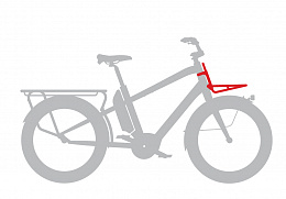 Багажник для велосипеда Benno Sport Front Tray Red